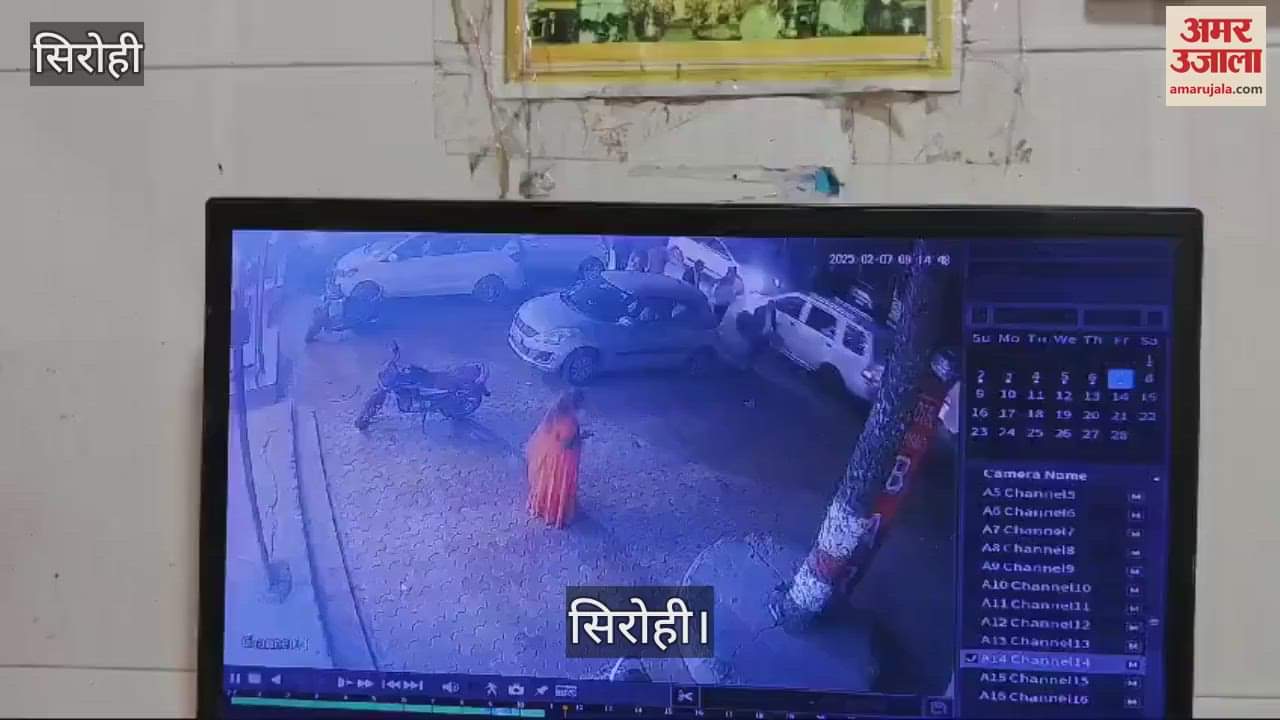 Sirohi: The thief took off with jewelery worth 22 lakh in just two minutes, footage captured in CCTV