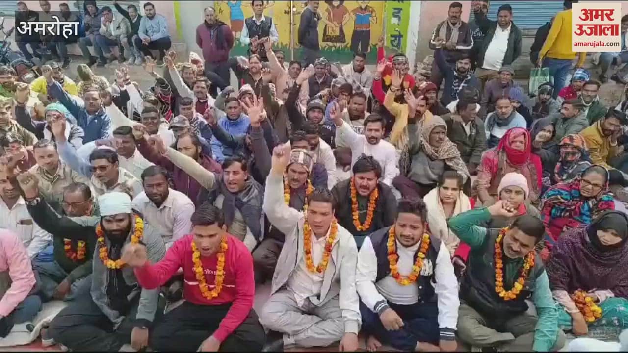 VIDEO : indefinite strike of the municipal employees continues, said- the agitation will continue until the payment is made
