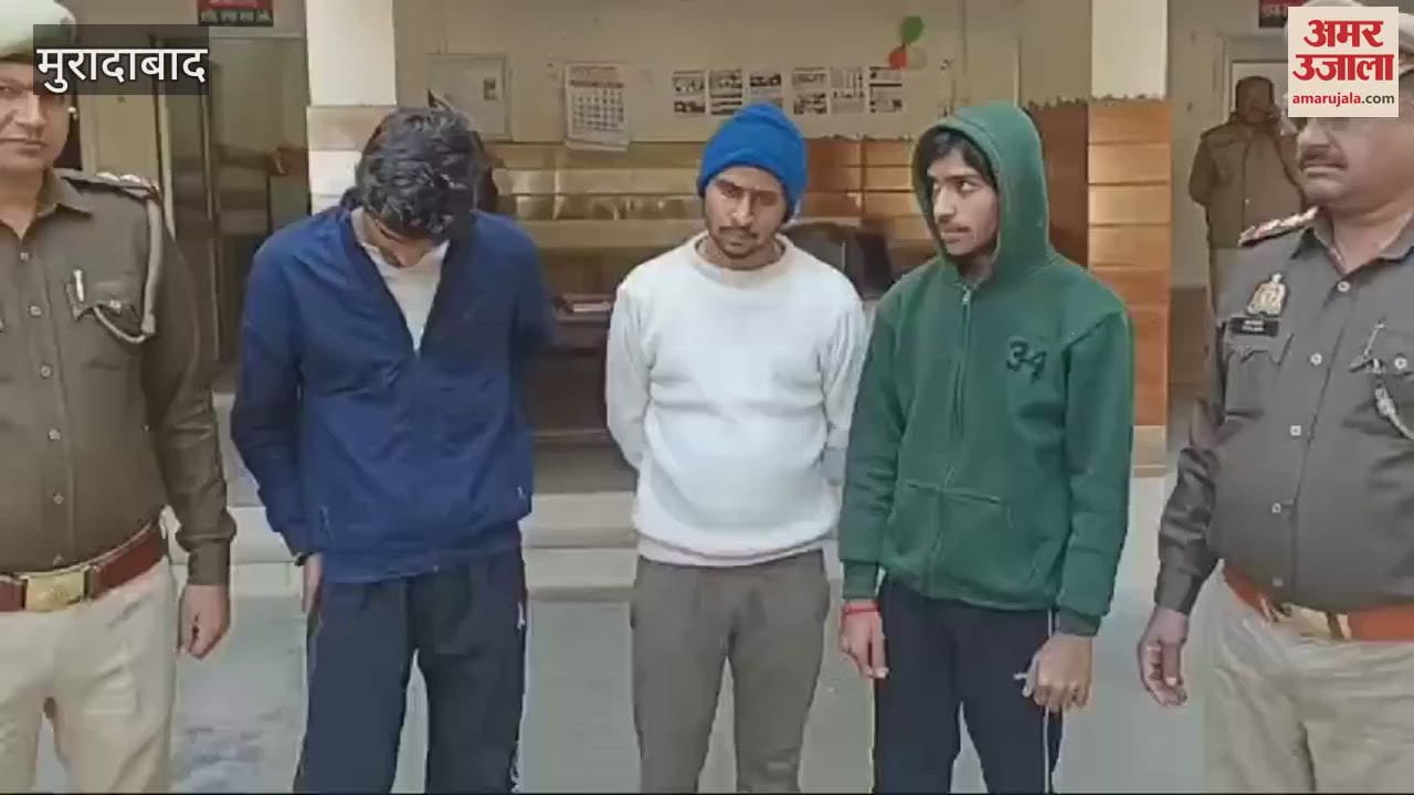 VIDEO : Youths arrested for running over girl students with car in Moradabad: Two in critical condition, admitted in ICU
