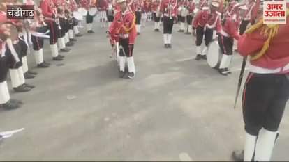 VIDEO : Procession taken out from Sports Complex in Chandigarh