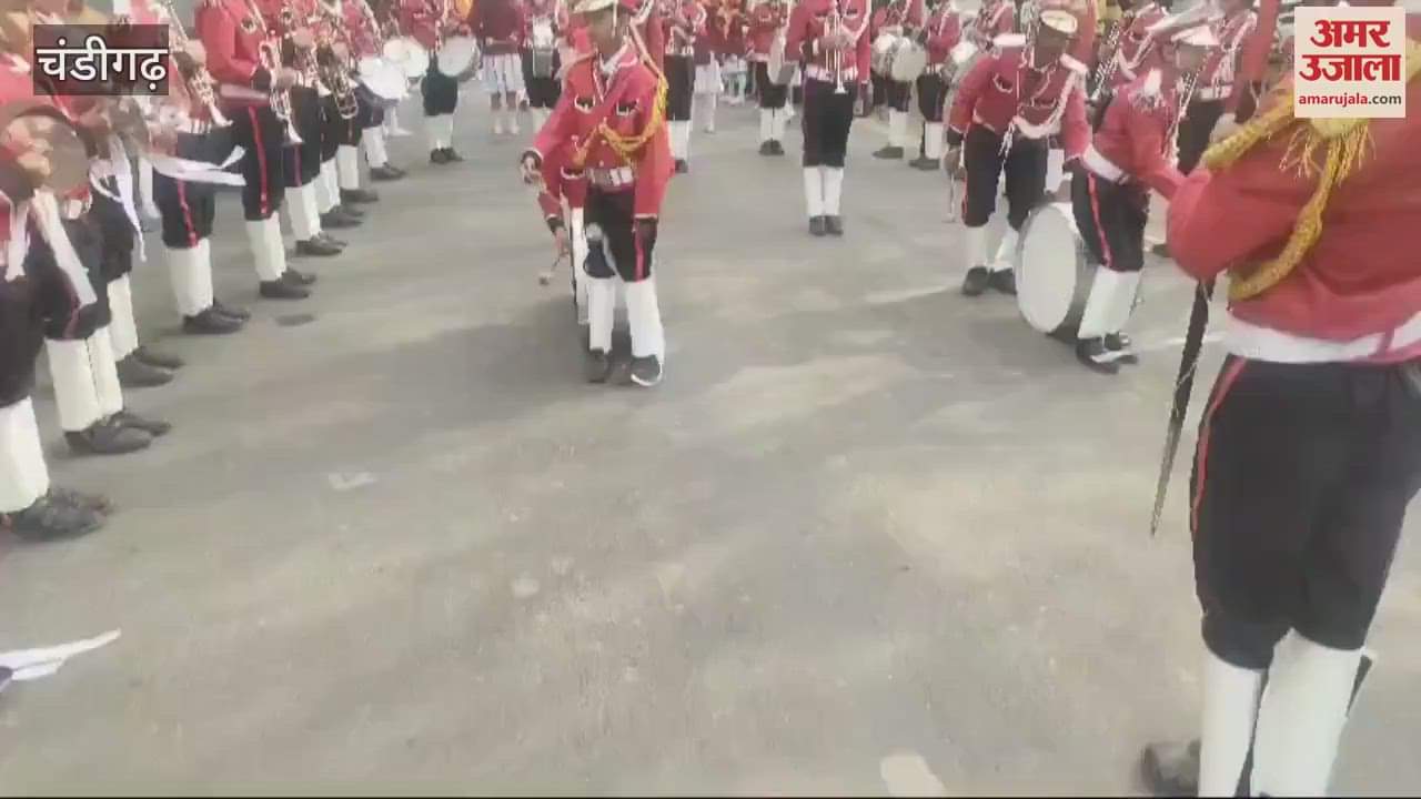 VIDEO : Procession taken out from Sports Complex in Chandigarh