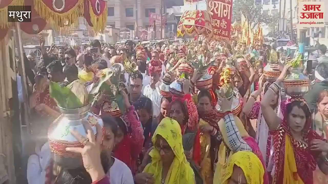 VIDEO : shobha yatra started in Gauri Gopal Ashram
