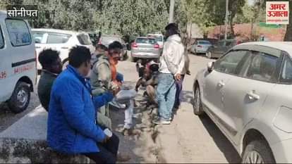 VIDEO : young man was killed in Sonipat due to a quarrel in a factory