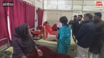VIDEO : Chairperson of Women's Commission in Sonipat inspected the facilities during the hospital inspection