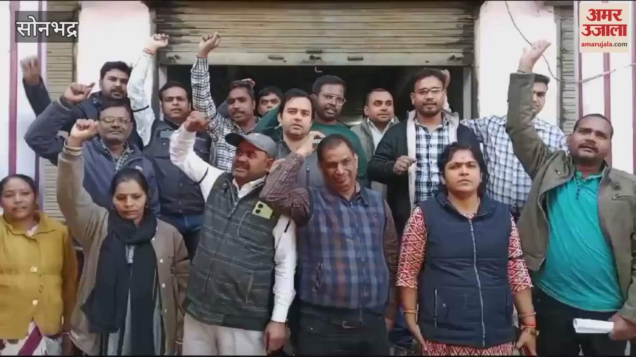 VIDEO : Employees overburdened with work workers allege death of colleague stage protest