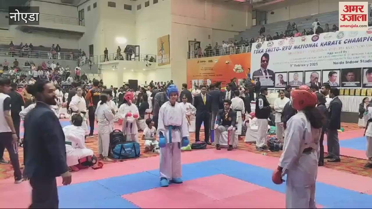 VIDEO : 500 participants participated in Karate Championship Mabuni Cup in Noida