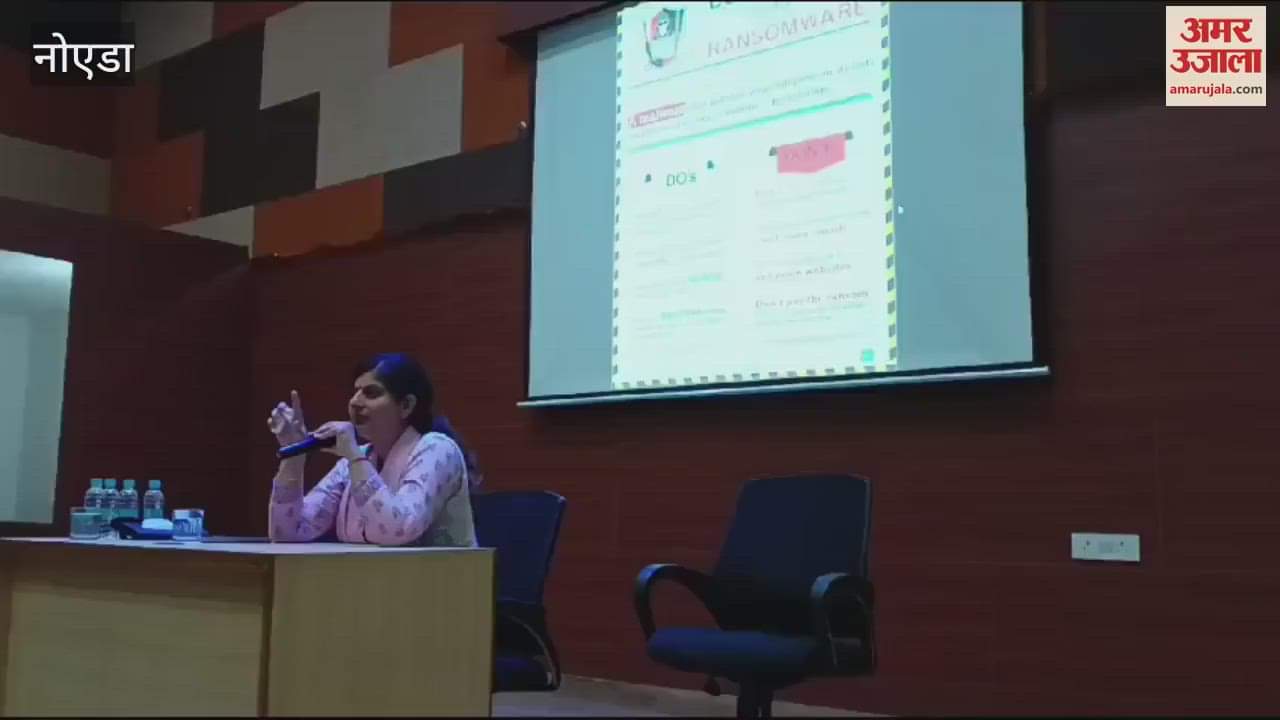 VIDEO : Cyber crimes awareness workshop organized in Noida