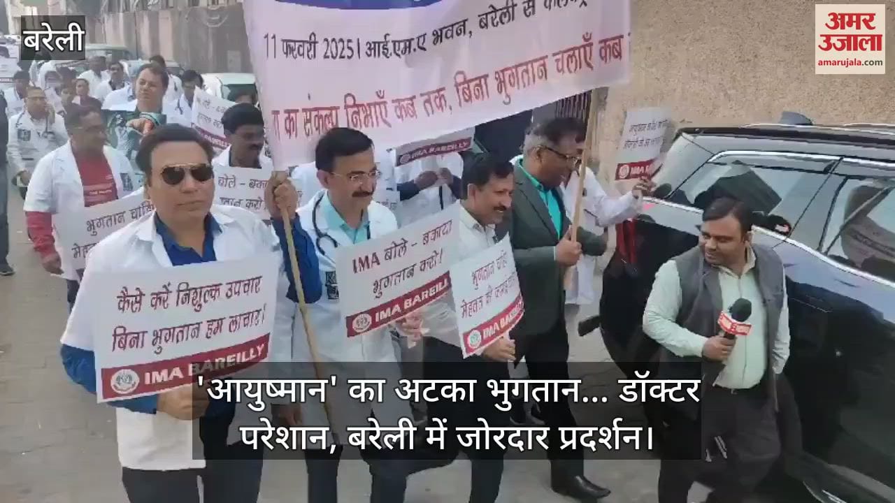 VIDEO : IMA Doctors protest in Bareilly