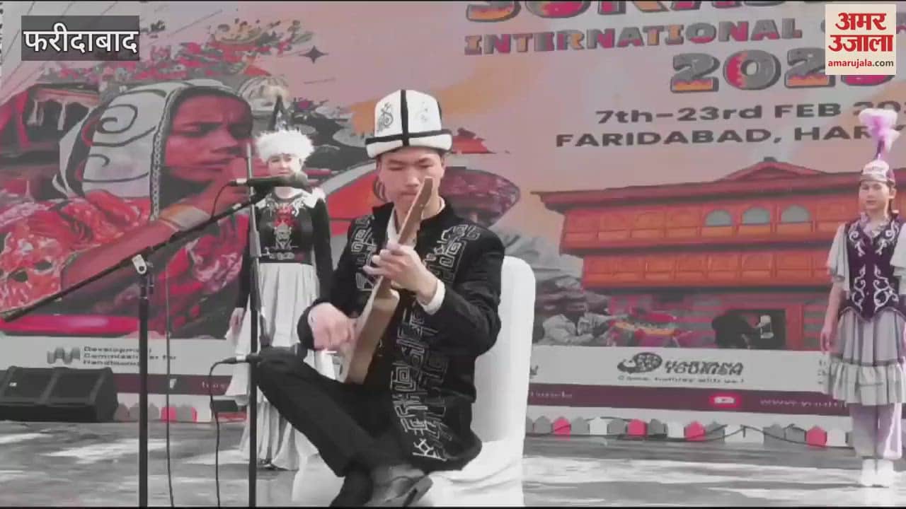 VIDEO : People arriving at Surajkund fair in Faridabad