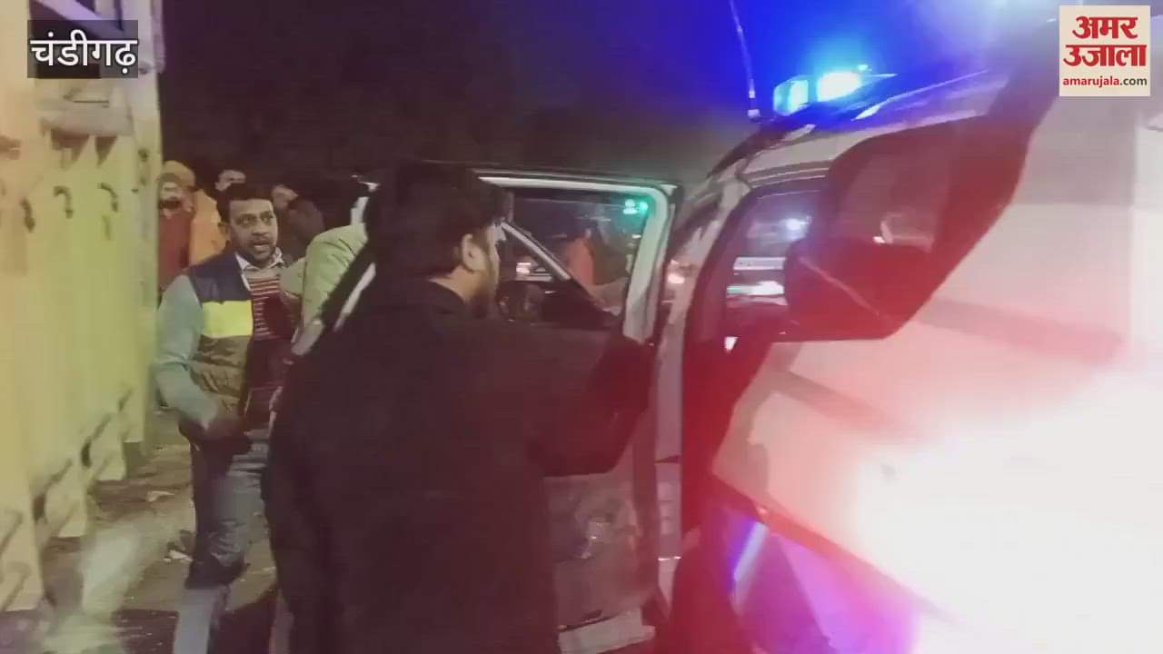 VIDEO : Bike Rider died in accident in chandigarh