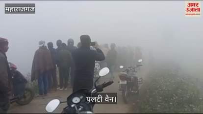 VIDEO : School van full of children overturns, driver injured - children safe