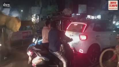 VIDEO : Meerut: Jam started due to start of culvert construction