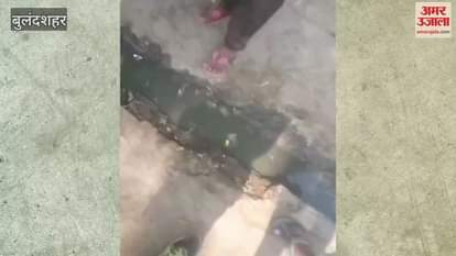 VIDEO : Video of a villager assaulting a team of the electricity department in Bulandshahr goes viral on social media