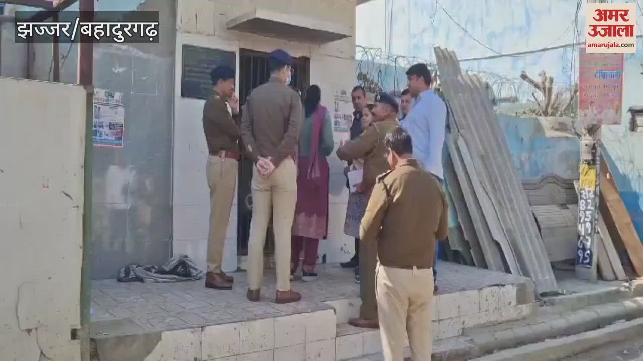 VIDEO : half-burnt body of young man was found in Shiv Parvati temple of Kabir Basti in Bahadurgarh