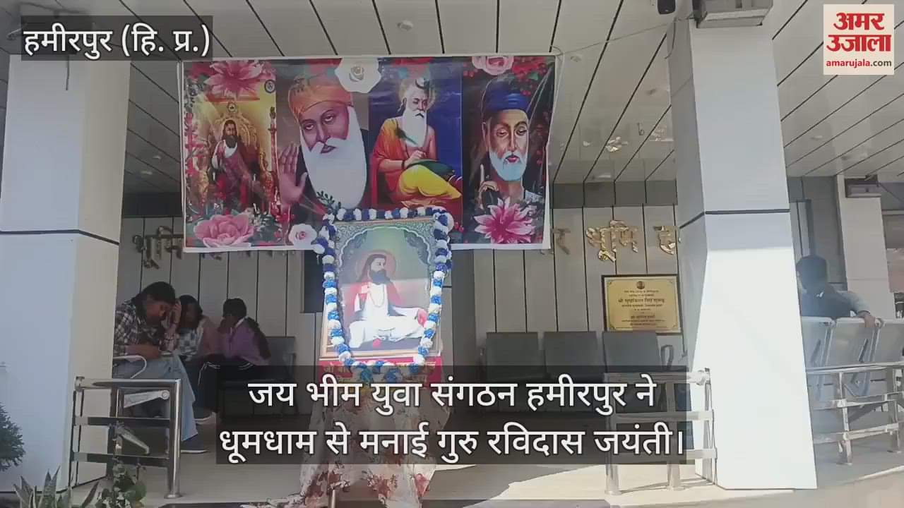 VIDEO : Jai Bhim Youth Organization Hamirpur celebrated Guru Ravidas Jayanti with great pomp