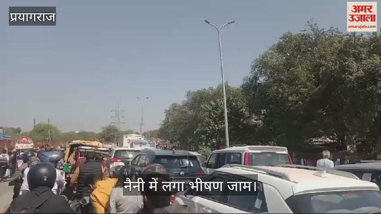 VIDEO : It took six hours to reach Prayagraj from Rewa in Madhya Pradesh, four hours to reach Sangam from Naini.
