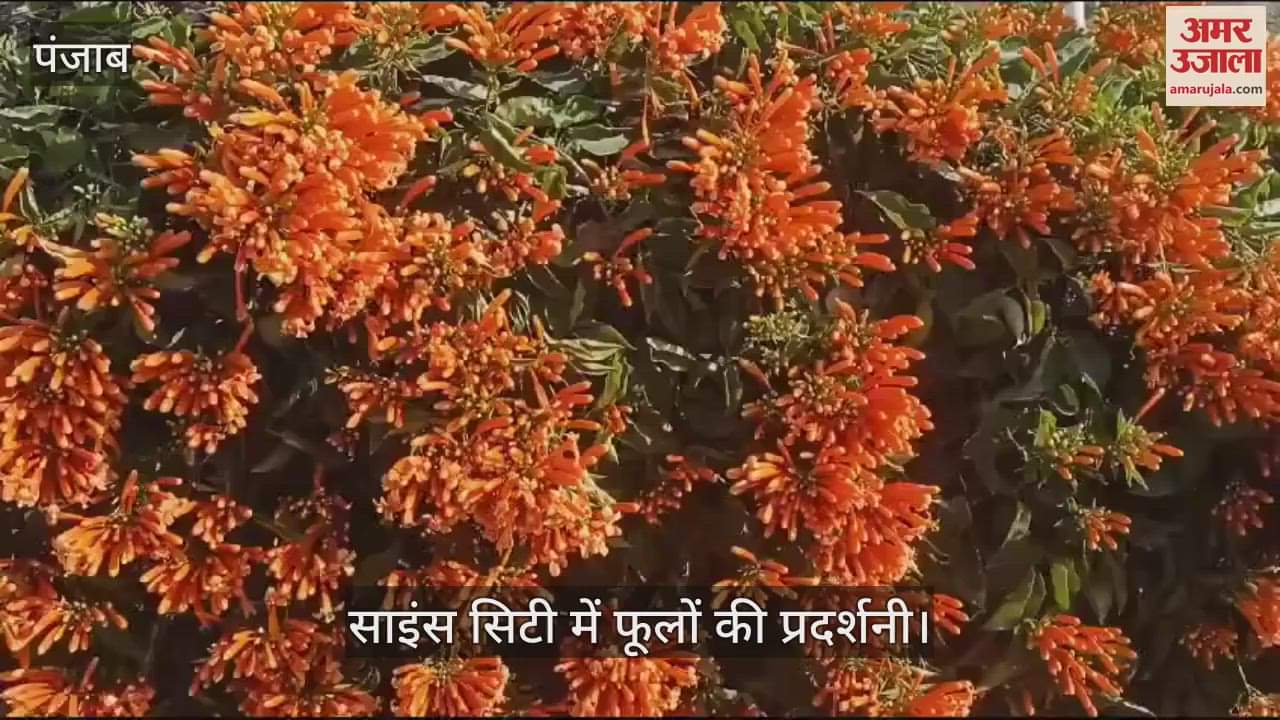 VIDEO : फूलों की महक में खिल खिलाया साइंस सिटी