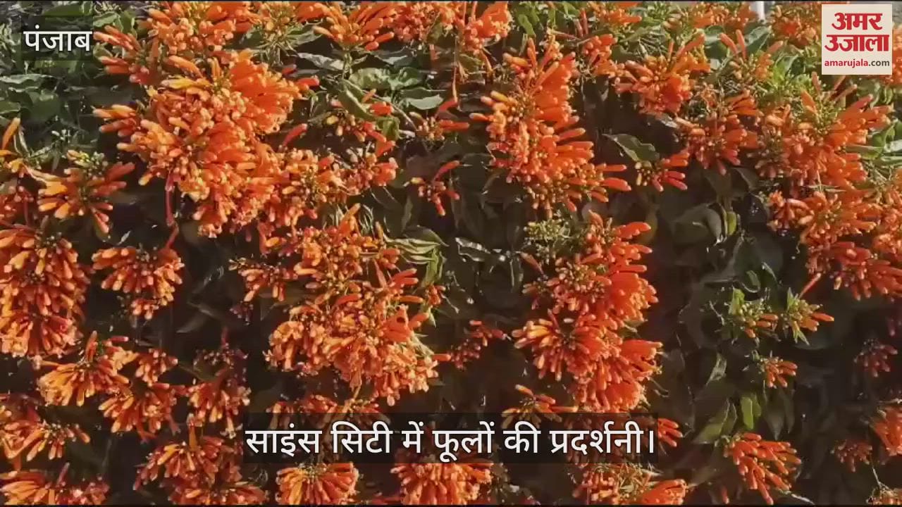 VIDEO : फूलों की महक में खिल खिलाया साइंस सिटी