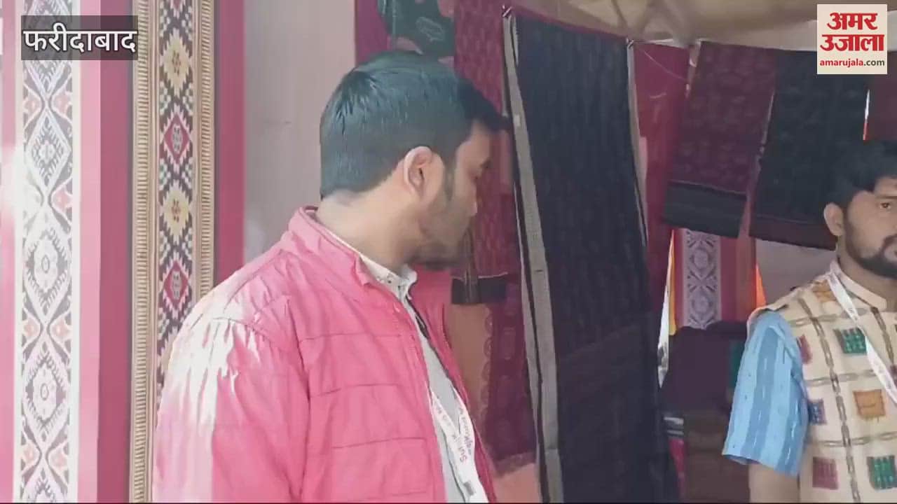 VIDEO : Odisha first silk bedsheet is attracting tourists at Surajkund Crafts Fair