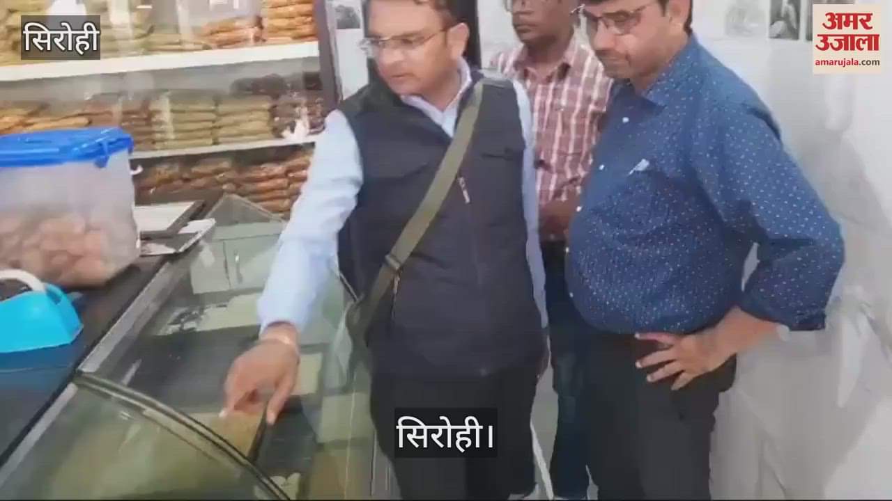 Samples of sweets in Rohida and food items taken from various places in Pindwara