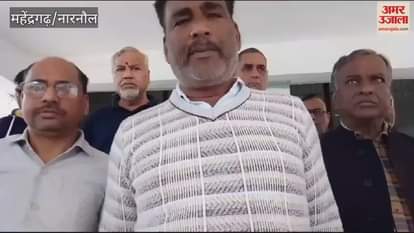 VIDEO : Traders met SP in Narnaul, demanded action in the case of extortion of five lakh rupees