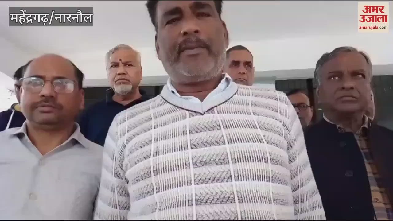 VIDEO : Traders met SP in Narnaul, demanded action in the case of extortion of five lakh rupees