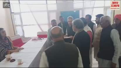 VIDEO : जुलाना में भाजपा प्रत्याशी डॉ. संजय ने भरा नामांकन, दिग्गज रहे मौजूद