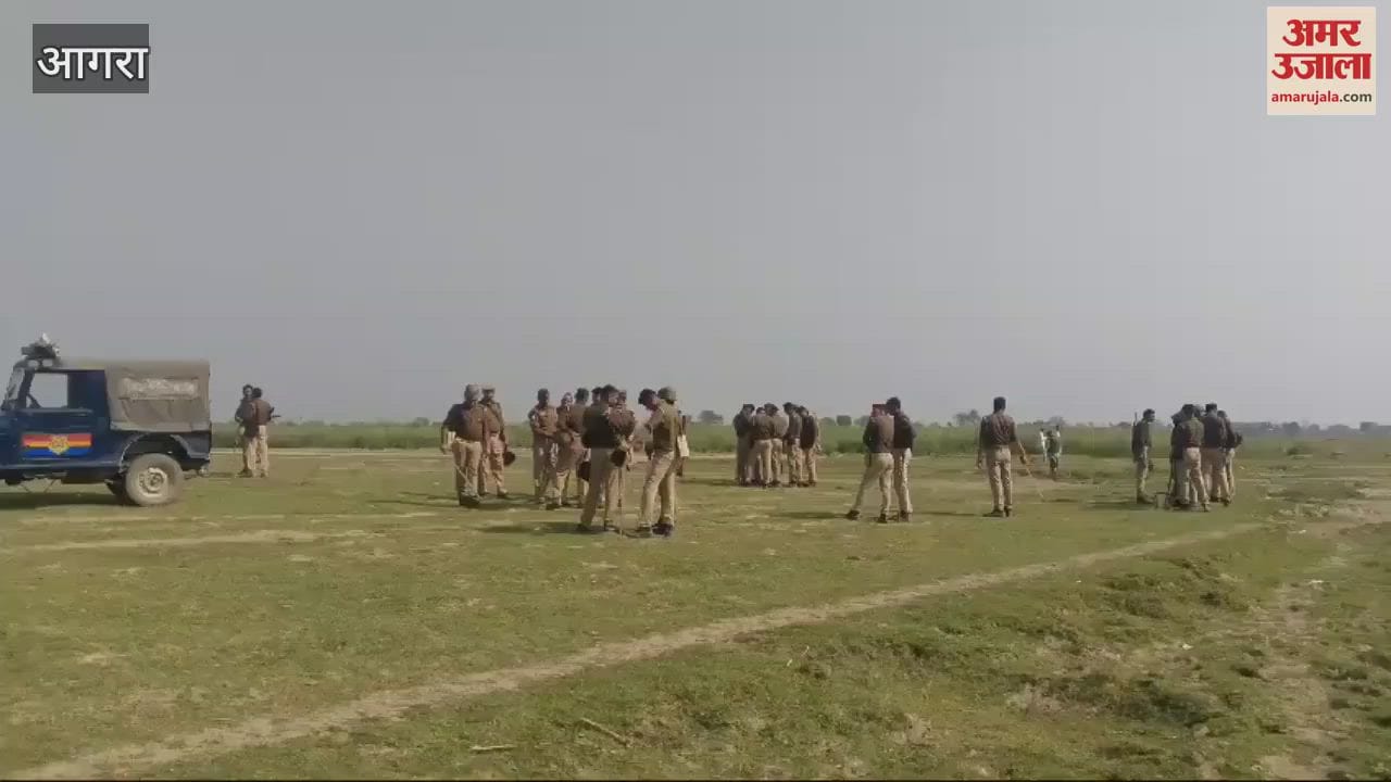 VIDEO : Encroachment is being removed from Yamuna flood area measurement started in Singana