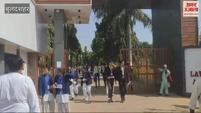 VIDEO : 6101 students appeared for physical education examination in Bulandshahr, 65 students were absent