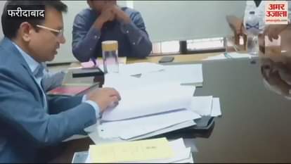 VIDEO : Congress mayor candidate Lata Rani filed nomination papers in Faridabad