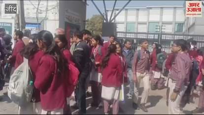 VIDEO : सीबीएसई की 10वीं व 12वीं की बोर्ड परीक्षा शुरू, जींद में 17 परीक्षा केंद्र