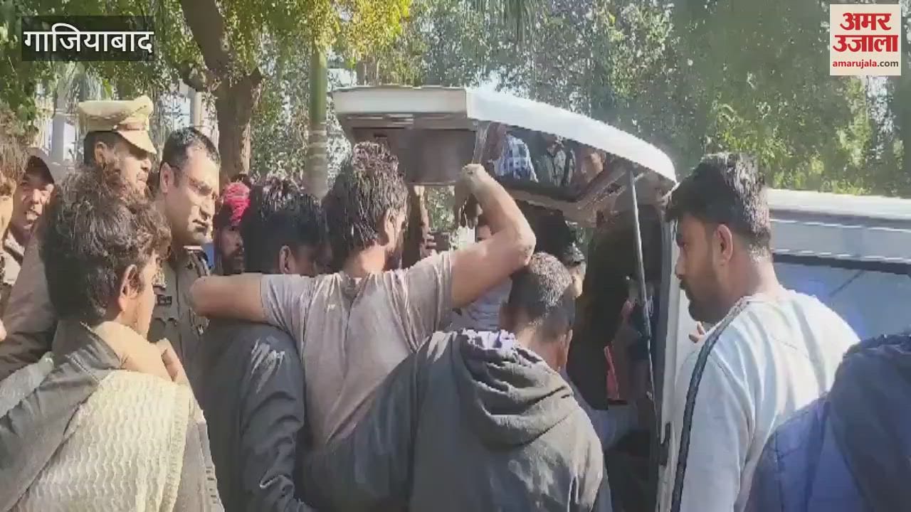 VIDEO : Major accident at the crematorium in Muradnagar, Ghaziabad