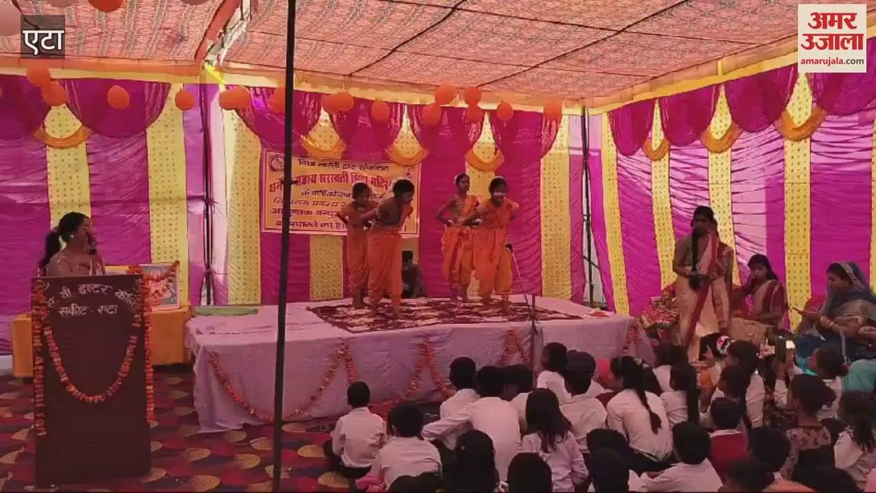 VIDEO : Children gave colourful presentation annual function of school