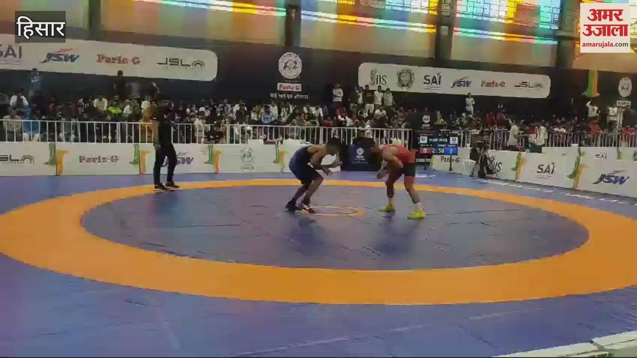 VIDEO : IIS Haryana Dangal Championship begins in Hisar, Dadri wrestler Sujeet defeats Sonipat's Udit 10-0