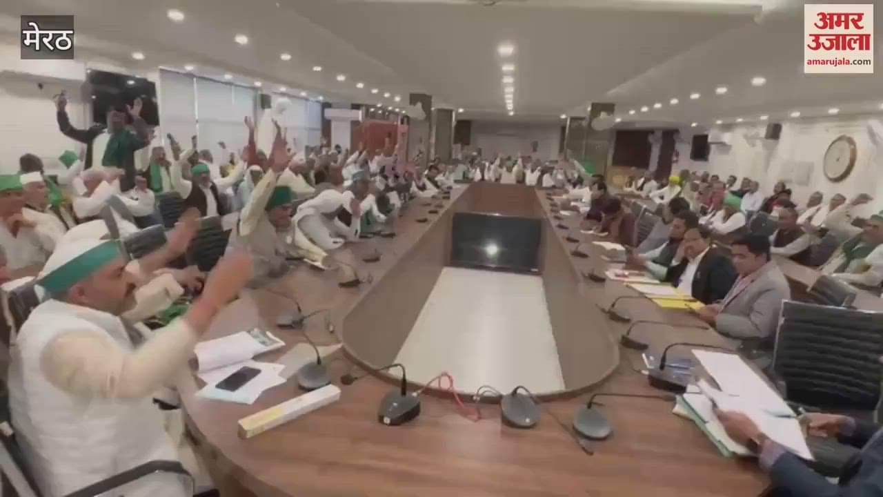 VIDEO : Meerut: BKU workers created ruckus