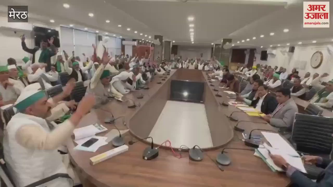 VIDEO : Meerut: BKU workers created ruckus
