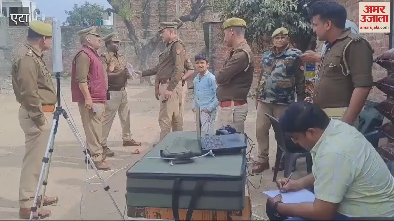 VIDEO : Drones are being used to keep an eye on Aliganj