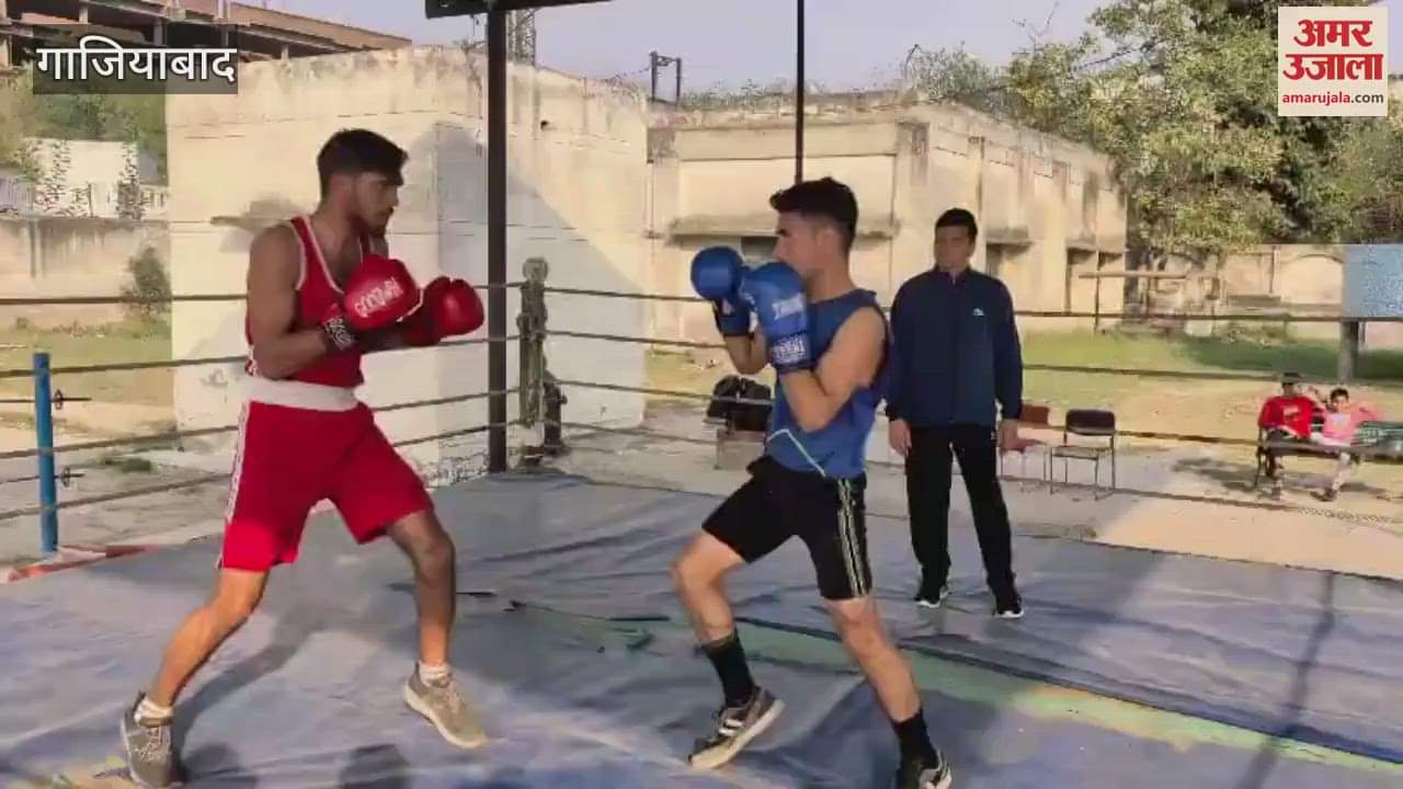 VIDEO : Players showed strength in boxing trial in Ghaziabad