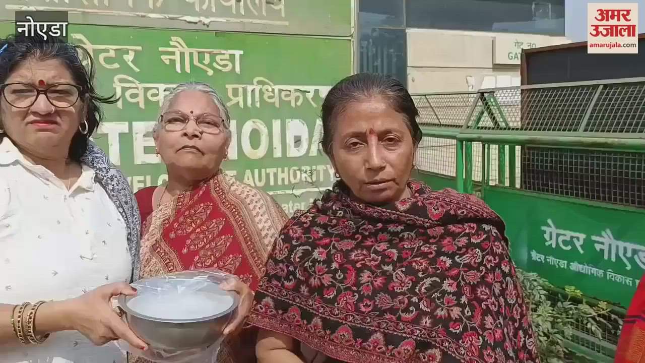 VIDEO : Women of Mahila Shakti Utthan Mandal Sanstha demonstrated with ice in Greater Noida