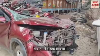VIDEO : Bhadohi Accident News One devotee died and many people injured