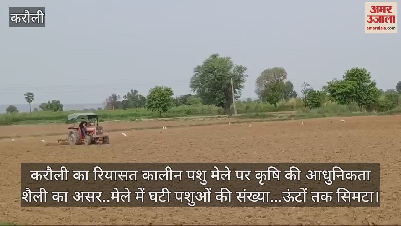 Karauli News effect of modern style of agriculture on cattle fair of princely era number of animals decreased