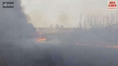 VIDEO : Fire breaks out in Bari nambal bamb demb Srinagar