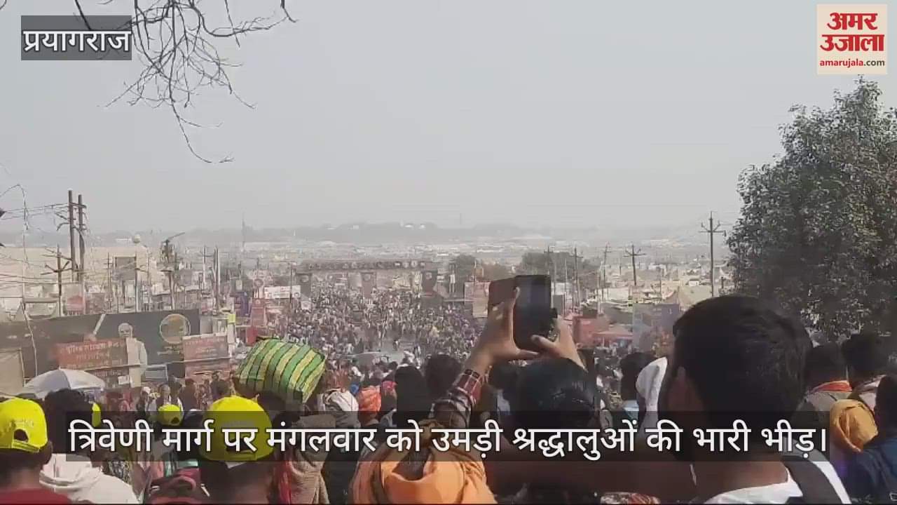 VIDEO : Mahakumbh - 50 percent of the people of the country took a holy dip in Triveni Sangam, the number of devotees crossed 55 crores.