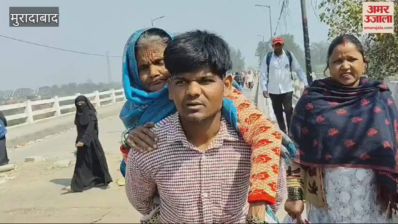VIDEO : Ramganga bridge is expected to open before the scheduled time, repair work is in full swing, passengers troubles continue