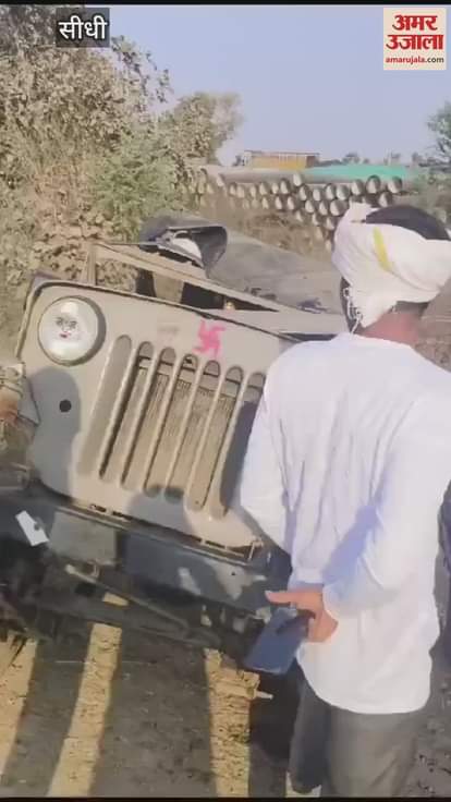 Bolero and jeep collide, 6 people injured in sidhi