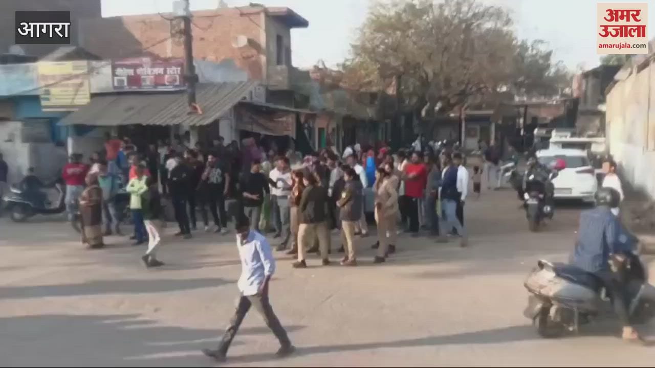VIDEO : Elderly woman dies in road accident Agra