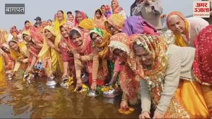 VIDEO : Baghpat: Statue consecrated with Yamuna water