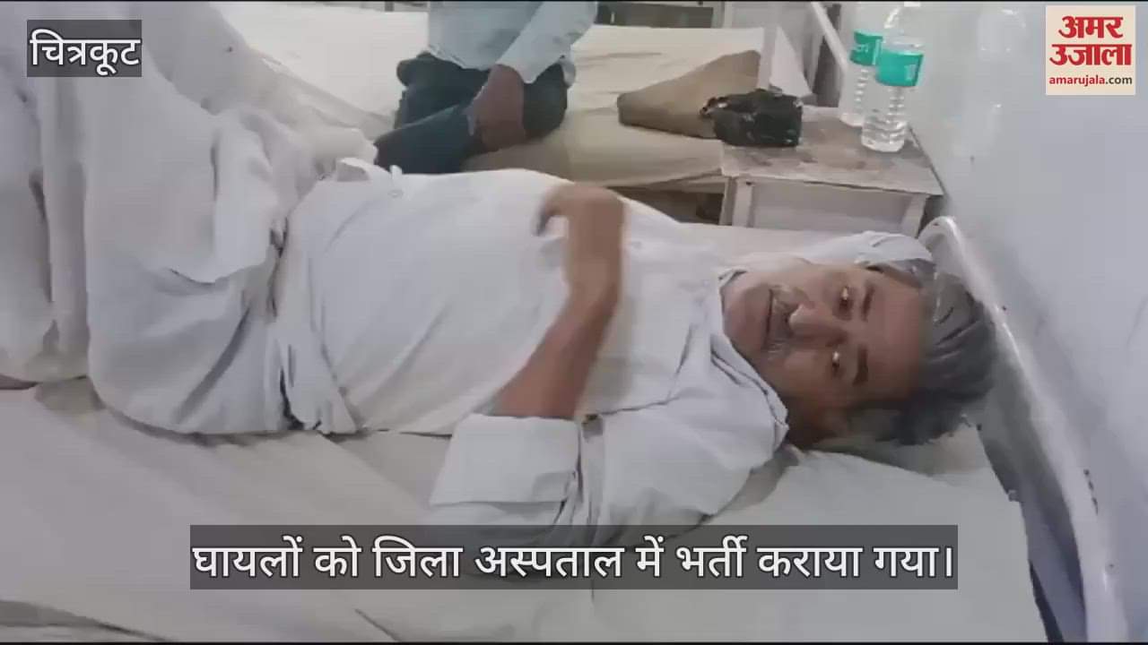 VIDEO : Car collides with tree in Chitrakoot, driver and six others injured