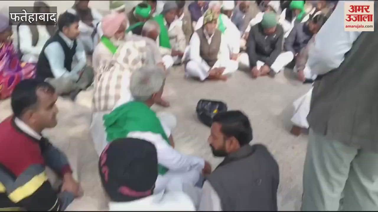 VIDEO : Tribute paid to farmer Shubhkaran by Bharatiya Kisan Union in Fatehabad