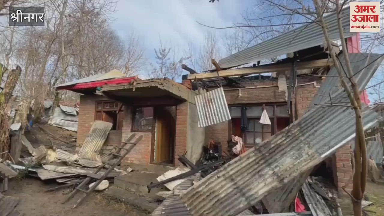 VIDEO : 31 year old youth dies in house fire in Baramulla